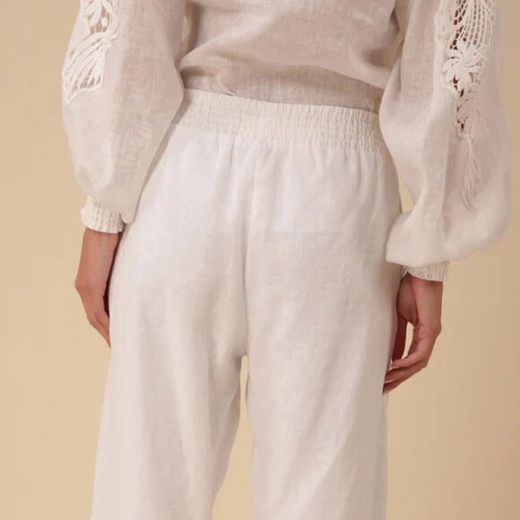 Hale Bob Emersyn Solid Linen Pant - Picture 2 of 4